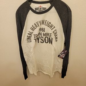 Roots of fight mike tyson long sleeve shirt